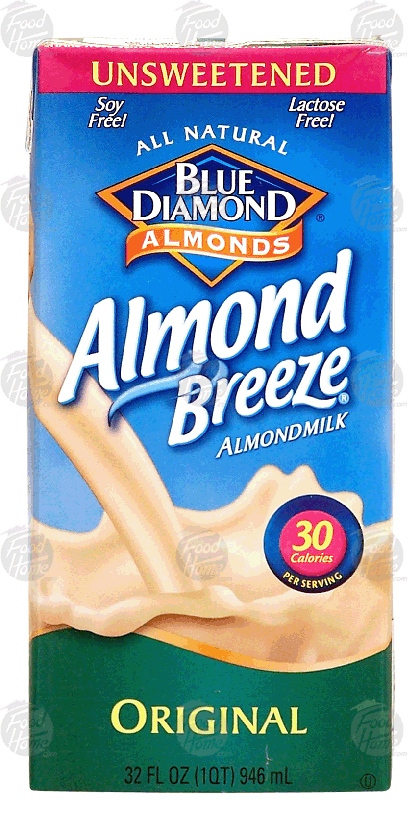 Blue Diamond Almond Breeze unsweetened almond milk, original, soy free, lactose free Full-Size Picture